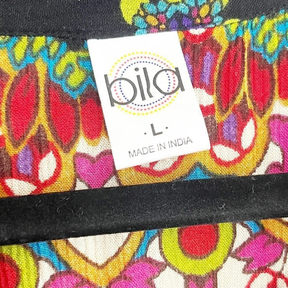 Billa Lightweight Colorful Pullover Casual Summer Dress Women's Size Large - Picture 8 of 10